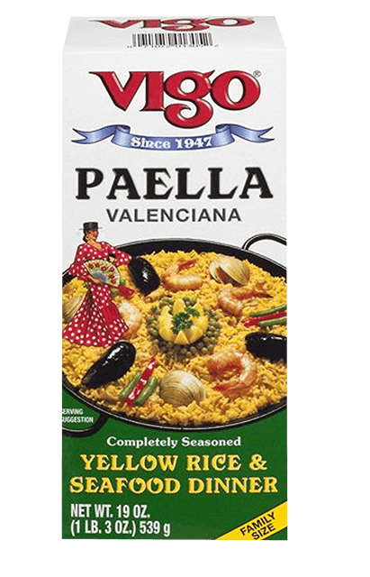VIGO Paella Yellow Rice and Seafood Dinner